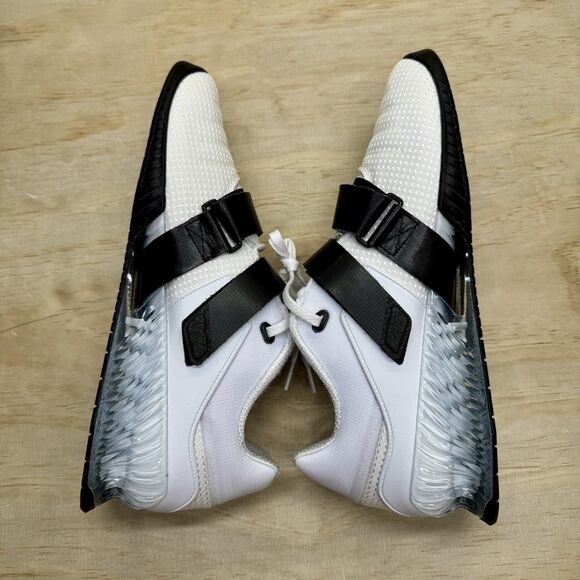 NEW Nike Romaleos 4 Weightlifting Shoes Sz 15 White Black CD3463-101 main image 7